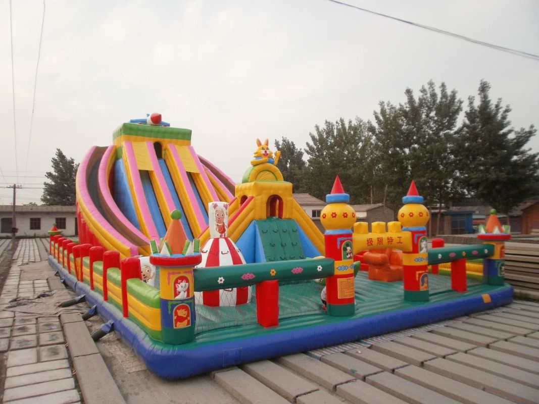 Trẻ em Trẻ em Lâu đài bơm ngoài trời trong nhà Blow Up Bounce House Logo tùy chỉnh
