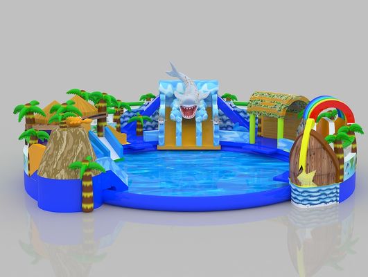 Cung điện bơm trẻ em 1, 2m 1,5m Nhà nhảy lớn