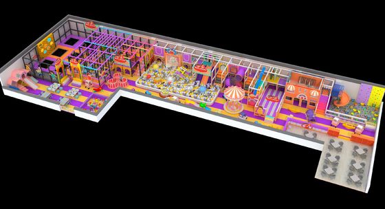 Nhà chơi vai trò nội thất sân chơi trẻ em sân chơi nội thất trẻ em Soft Play Role Playhouse